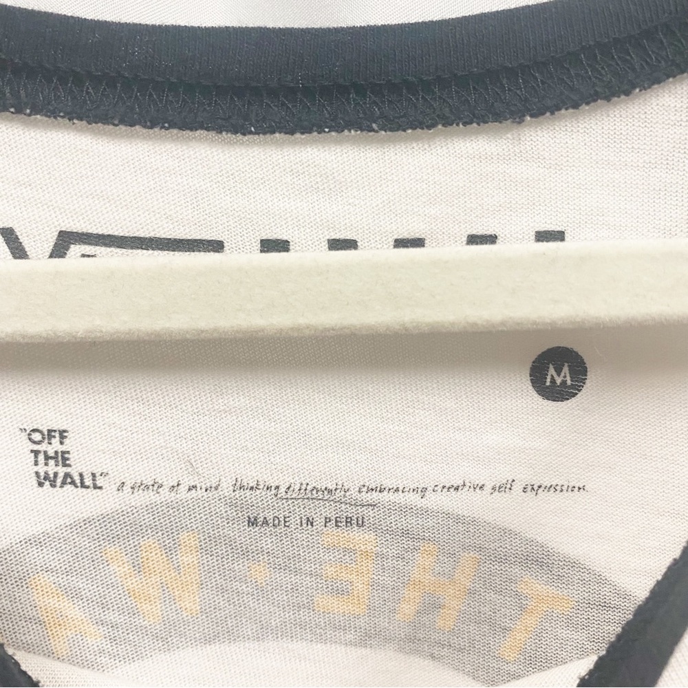 Vans Raglan Sleeve Hang Loose Lightening Bolt Oversized Tee - Picture 3 of 5
